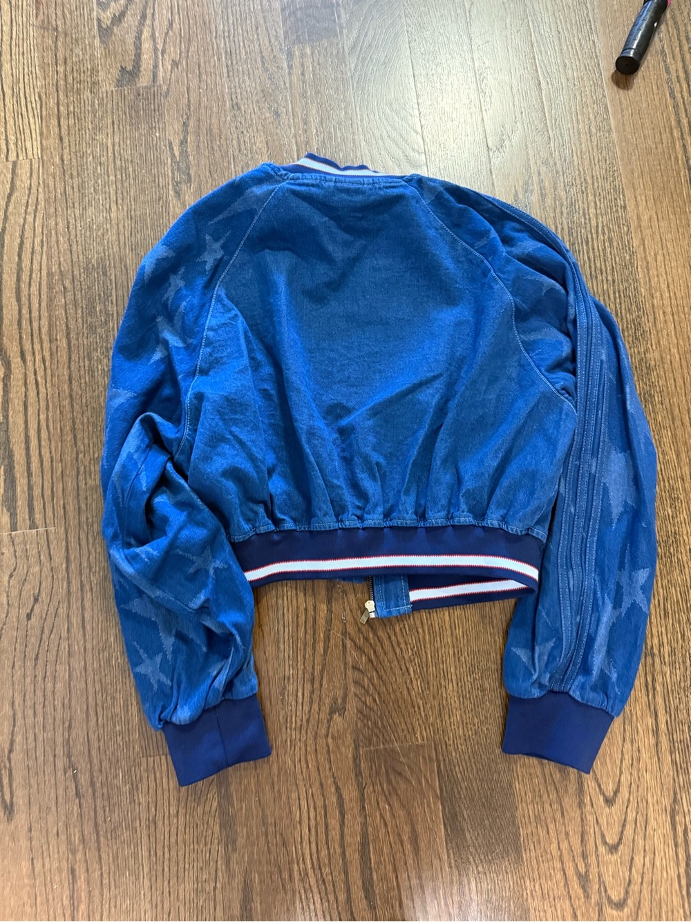 adidas Cropped USA Bomber Jacket - Picture 3 of 3
